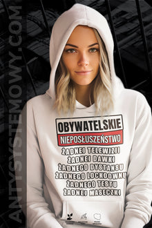  Obywatelskie Nieposłuszeństwo | ORGANICZNA | BLUZA BINARNA